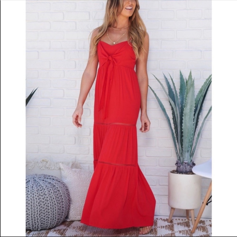 🍃 Verbena Ruffle Maxi Dress - Picture 4 of 4